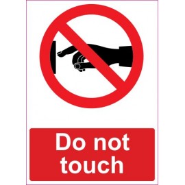 Lipdukas Do not touch